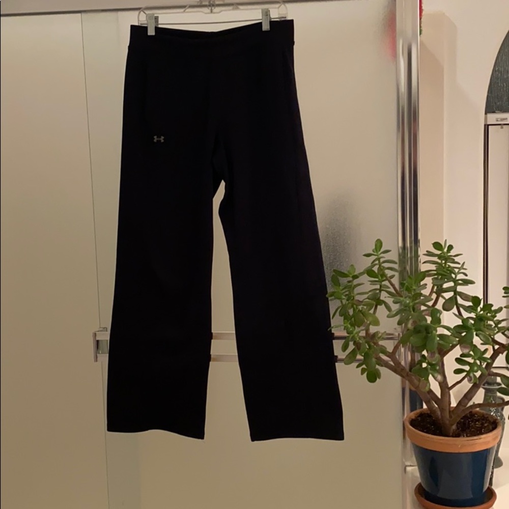Black under armor sweat pants